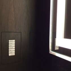 Trufig Dark Wood Keypad Lights Sahdes Scenes